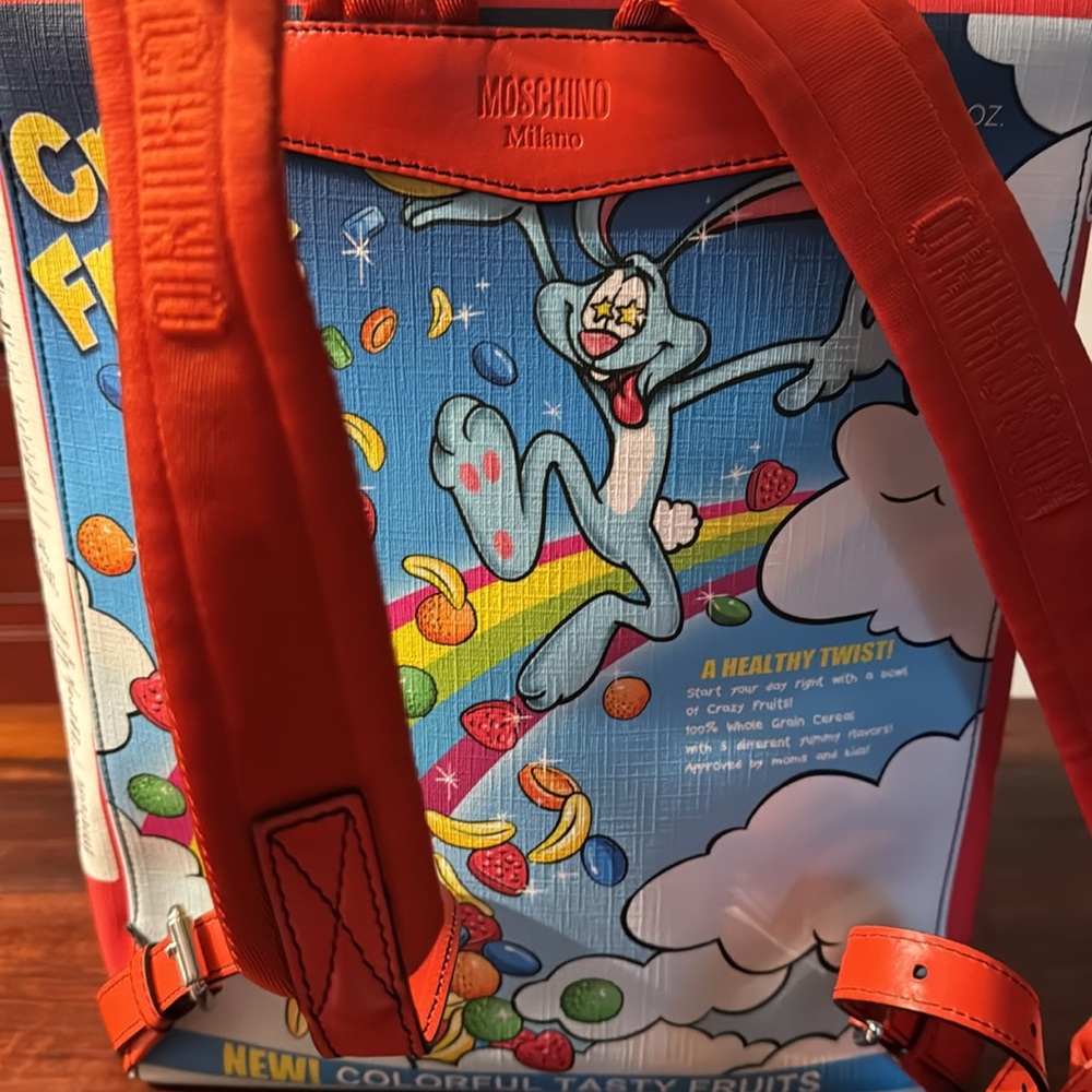 XXL Moschino Runway Crazy Fruit Backpack BAG Purse - Picture 5 of 7